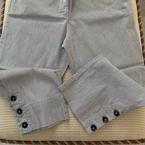 Size 12, Charter Club Pinstriped Capris
